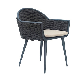 Кресло обеденное Serpent ANTHRACITE-CARBON