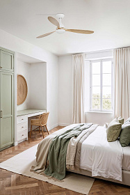 Потолочный вентилятор Poros Ø1320 LED белый