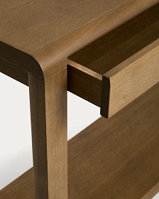 Консоль Arelida из дуба со светло-коричневой отделкой, 112 x 80 см