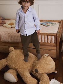 Пуф Спящий мишка 30*100*70