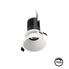 Встраиваемый светильник TULIPA DOWN SIM IP65 15W белый 15° 2700K CRI90 TRIAC