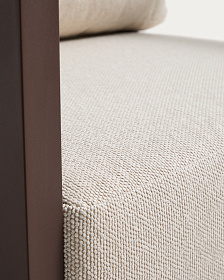 Уличное кресло Nerano из коричневого алюминия