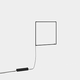 Бра Tubs Modular Square 600x600mm LED 37W 2700K PWM Черный 3195lm