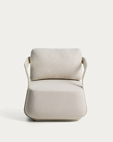 Уличное кресло Tamaris из алюминия цвета экрю