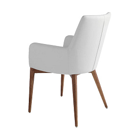 Белый стул из экокожи модель 4006