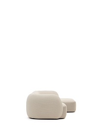 Модульный диван Martina 3-местный с правым шезлонгом, цвет экрю, 287 см