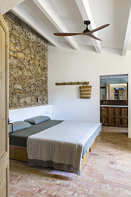 Потолочный вентилятор Gotland черный/деревянный