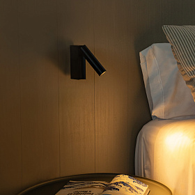 Бра с ридером CRONOS LECTOR NEGRO LED 4W 2700K