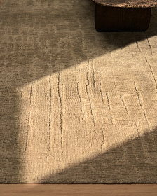 Ковер Eriana из синтетического волокна зеленого цвета, 200 x 300 см