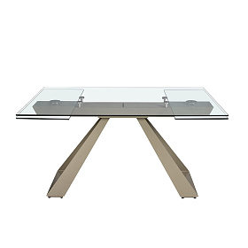 Раздвижной обеденный стол 1125/MC22052DT из закаленного стекла 160/200/240 x 90 