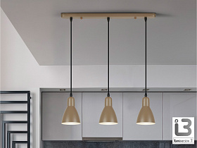 Afra Люстра 3L коричневый