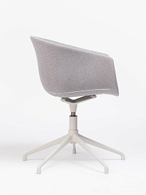 Стул поворотный на ножках Bai с обивкой