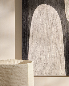 Абстрактная черно-белая картина Onure, 60 x 90 см