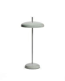 Переносная настольная лампа Porte из светло-зеленого алюминия