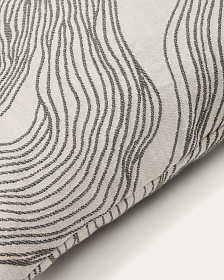 Чехол для подушки Ondara с зеленым графическим узором 50 x 50 см