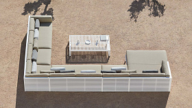 Модуль дивана DNA  6 угловой