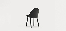 Стул Uma черный/черный PU