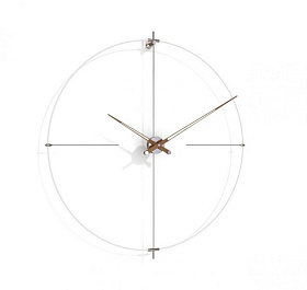 Настенные часы Bilbao N White - walnut