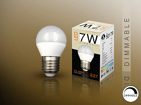 Лампа-мини LED 3000K 7W E27