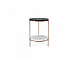 Приставной столик Stanley 2 Carrara Marble/Black/Copper Stainless