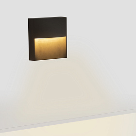 Бра Sam 140mm LED 3.5W SW 2700-3200-4000K ON-OFF Black 269lm