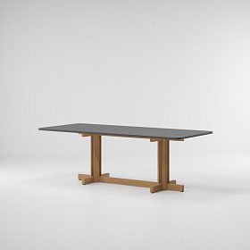 Обеденный стол Altar прямоугольный алюминий