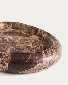 Поднос Lenorel из бордового мрамора 30 x 23 см