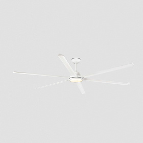 Потолочный вентилятор ROTTERDAM 25 XXL Ш2500MM белый 6P 32W LED 3000K