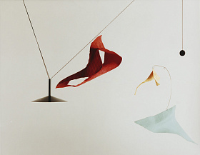 Люстра Milana Contrapeso 47 с противовесом белая