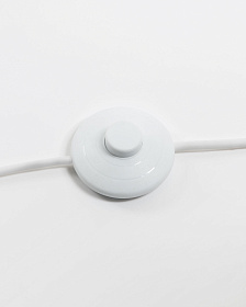 Торшер Juhe с отделкой из ясеня с белым металлом и мрамором