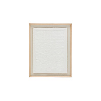 Tuk Картина из папье-маше белая 90 x 70 см