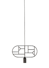 Подвесной светильник Wooden Dots WD03 graphite