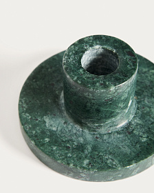 Подсвечник Zalvori из зеленого мрамора, 5 см