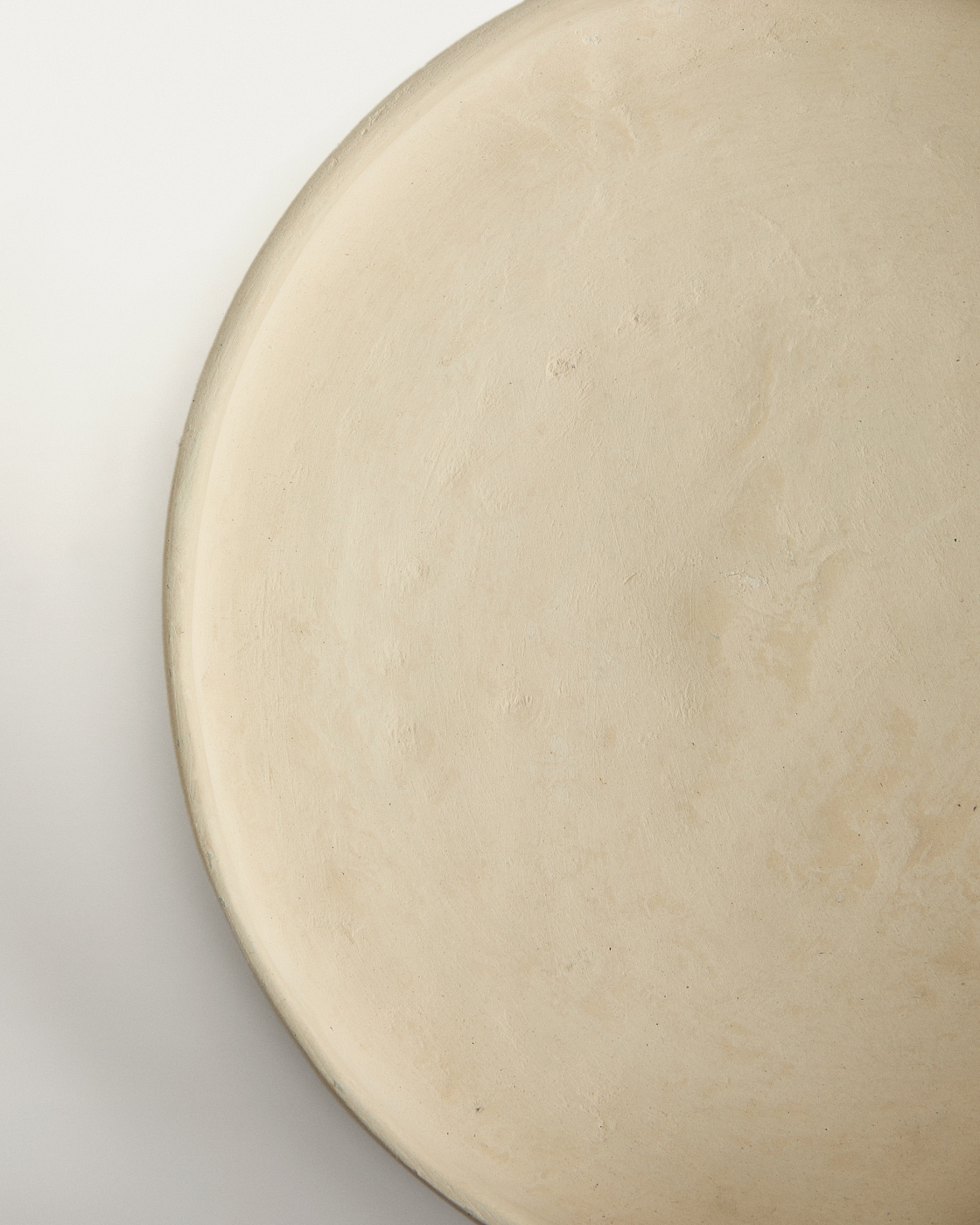 Кухонный поднос Mireni из папье-маше бежевого цвета Ø 29 см