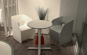 Стол Oxi bistrot woodt Ø80x74h