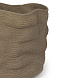 Корзина Stonewashed коричневая 30*25
