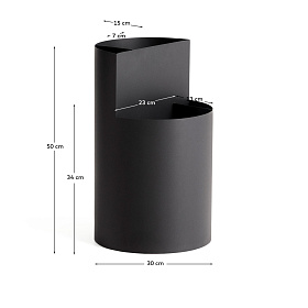 Atin Большая подставка для зонтов из серого металла