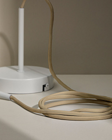 Основание металлического светильника Fluvia белого цвета, 150 см