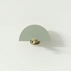 Бра Haban 25 см + цоколь 5 см Цвет Shiny Gold; Verde Mole