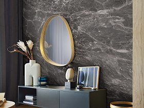 Julie Зеркало маленькое золотое