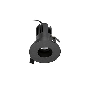 Встраиваемый точечный светильник KIRA PINHOLE FIJO IP20 10W черный 15є 2700K