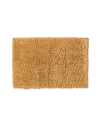 Коврик для ванной Aroia горчичный из меланжевого букле 50 x 70см
