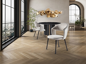 Willy Стул каменно-серый/черный