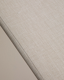 Трехместный уличный диван Vathi с левым шезлонгом цвета таупе, 250 x 159 см