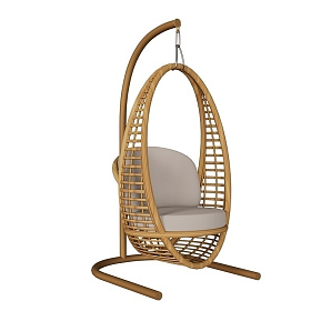 Подвесное кресло Heri NATURAL RATTAN с основанием 2900