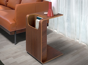 Угловой столик 2110/TT1355 из орехового дерева