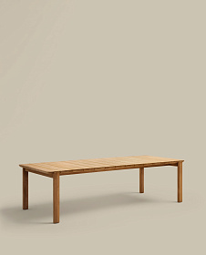 Стол Icaro из массива тикового дерева, 280 x 112 см, 100% FSC