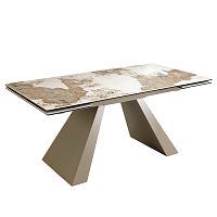 Раздвижной обеденный стол 1124/MC21087DT из мраморной керамики