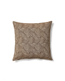 Чехол на подушку Junie из хлопкового жаккарда коричневого и бежевого цвета, 50 x 50 см