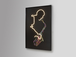 Saxofon Светодиодная картина LED 80X120